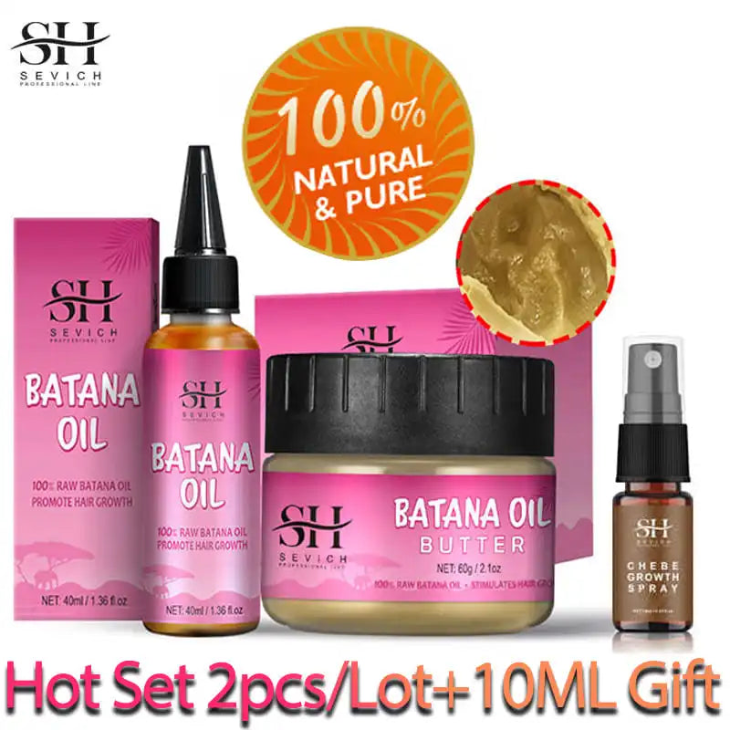 Huile de Batana 100% naturelle et pure pour la croissance capillaire — Beurre et masque à l'huile de Batana du Honduras, traitement contre la chute des cheveux pour hommes et femmes noirs.
