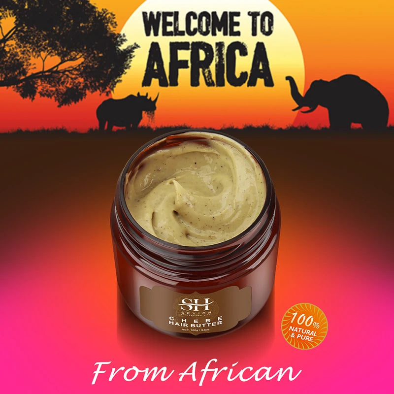 Beurre capillaire africain Chebe Crazy — Traitement anti-alopécie de traction, produits favorisant la croissance des cheveux, masque hydratant et réparateur pour cheveux secs — Beauté & Santé