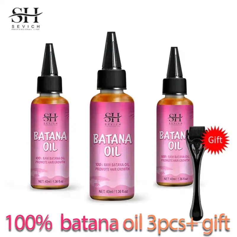 Huile de Batana 100% naturelle et pure pour la croissance capillaire — Beurre et masque à l'huile de Batana du Honduras, traitement contre la chute des cheveux pour hommes et femmes noirs.