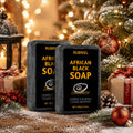 Lot de savons noirs africains au beurre de karité — Savon solide riche en beurre de karité naturel, nettoyage en profondeur des impuretés, de l'excès de sébum et des imperfections cutanées.