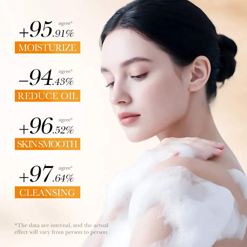 Savon visage et corps au miel et au lait — Blanchissant, hydratant et nettoyant en profondeur, contrôle du sébum pour une peau lisse et douce.