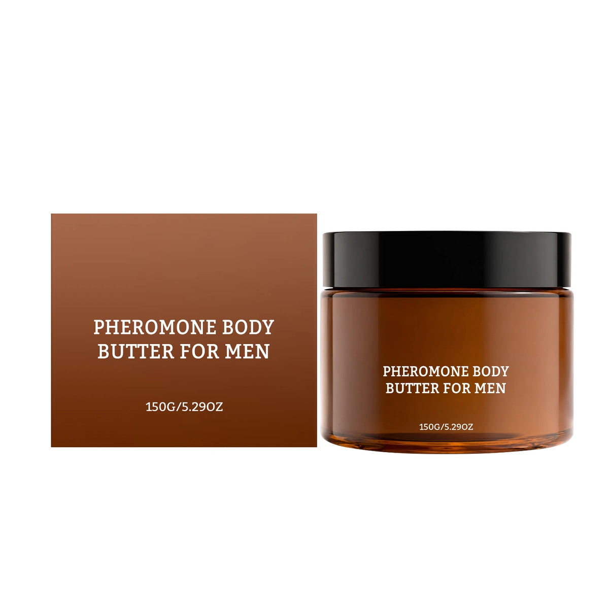 Beurre corporel aux phéromones pour hommes — Apaise la sécheresse, améliore la douceur de la peau, hydratation longue durée, lotion corps hydratante à absorption rapide.